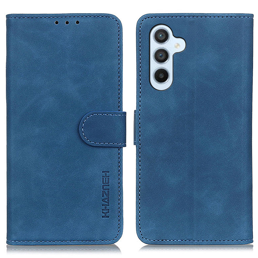 KHAZNEH For Samsung Galaxy S23 FE Phone Shell Vintage Texture PU Leather Phone Case Anti-Scratch Flip Stand Wallet Shell KHAZNEH For Samsung Galaxy S23 FE Phone Shell Vintage Texture PU Leather Phone Case Anti-Scratch Flip Stand Wallet Shell